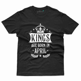 Best King Born T-Shirt - April Birthday T-Shirt Collection