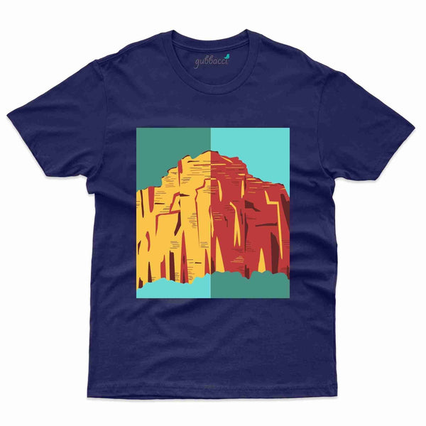 Mountain T-Shirt - Contrast Collection - Gubbacci-India