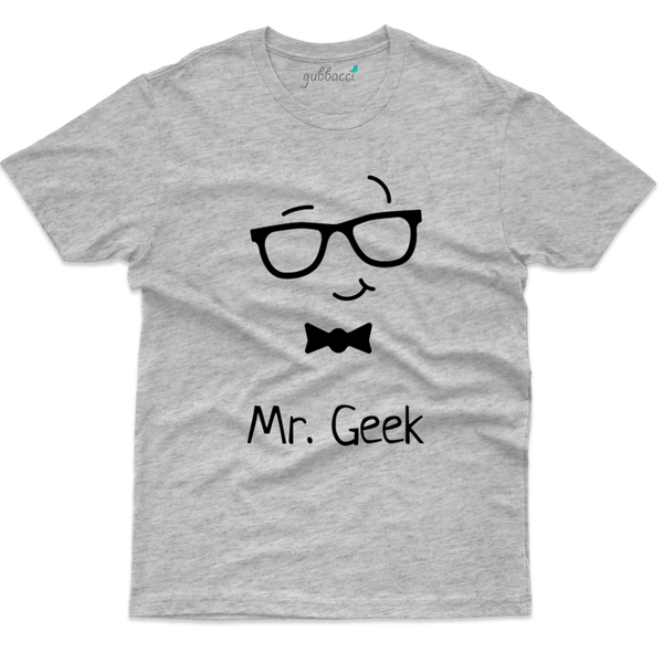 Gubbacci Apparel T-shirt S Mr. Geek T-Shirt - Geek collection Buy Mr.Geek T-Shirt - Geek collection 
