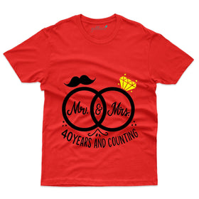 Mr & Mrs T-Shirt - 40th Anniversary Collection