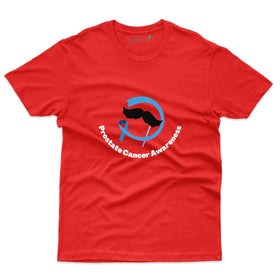 Mustache Design T-Shirt - Prostate Cancer Collection