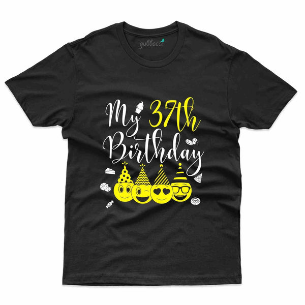 My 37th Birthday T-Shirt - 37th Birthday Collection - Gubbacci-India