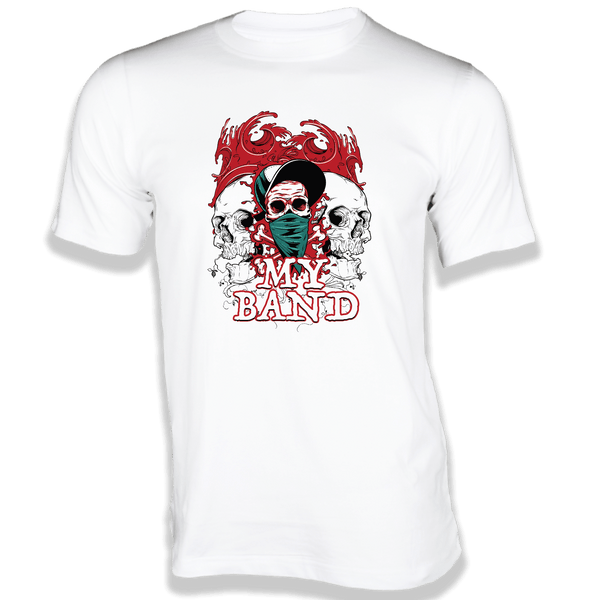 Gubbacci-India T-shirt XS My Band T-Shirt - Premium Skull Collection Buy My Band T-Shirt - Premium Skull Collection