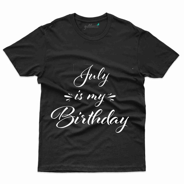 New Birthday T-Shirt - July Birthday Collection - Gubbacci-India