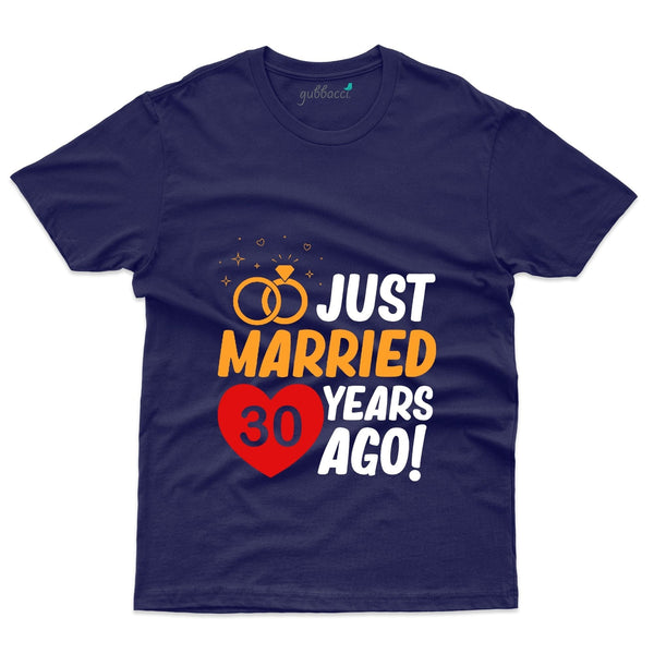 New Just Married T-Shirt - 30th Anniversary Collection - Gubbacci-India