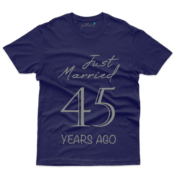 New Just Married T-Shirt - 45th Anniversary Collection - Gubbacci-India