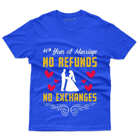 No Exchange T-Shirt - 40th Anniversary Collection