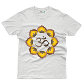 Ohm  Design on T-Shirt - Yoga Collection