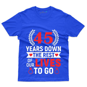 Our Lives To Go T-Shirt - 45th Anniversary Collection