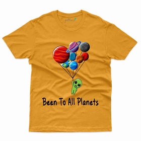 Planets - T-shirt Alien Design Collection