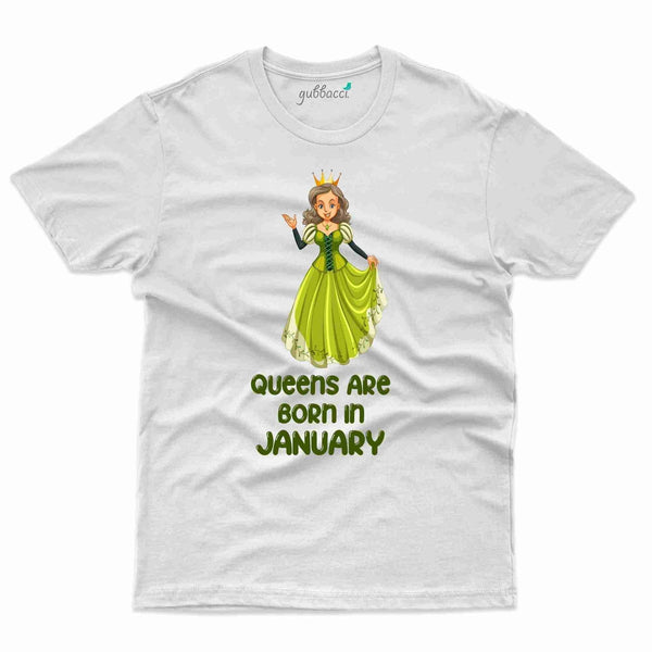 Princesses 2 T-Shirt - January Birthday Collection - Gubbacci-India