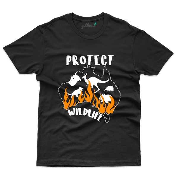 Protect Wild Life T-Shirt - Wild Life Of India - Gubbacci-India