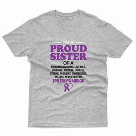 Proud Sister T-Shirt - Epilepsy Collection