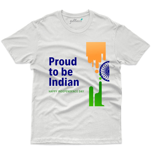 Gubbacci Apparel T-shirt XS Proud to be Indian T-shirt  - Independence day Collection Buy Proud to be Indian  T-shirt- Independence day Collection