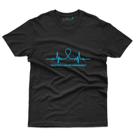 Heart Beat T-Shirt - Prostate Cancer T-Shirt Collection