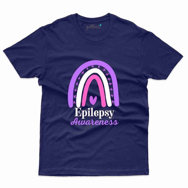 Purple Rainbow T-Shirt - Epilepsy Collection - Gubbacci-India
