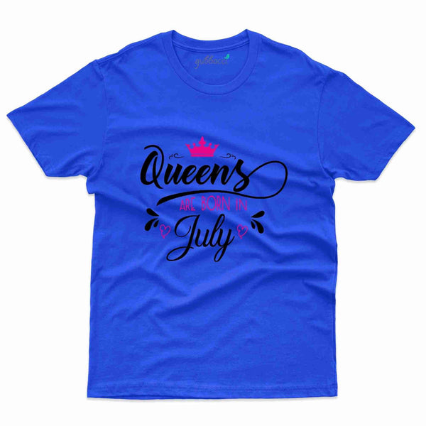 Queen Born 2 T-Shirt - July Birthday Collection - Gubbacci-India