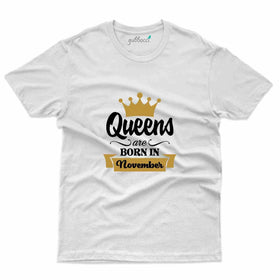 Queen Born 2 T-Shirt - November Birthday Collection
