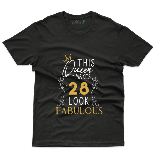 This Queen Makes 28 Birthday T-Shirts  -28 th Birthday Colllection - Gubbacci-India