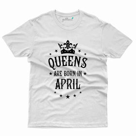 Crown Queen T-Shirt - April Birthday Collection