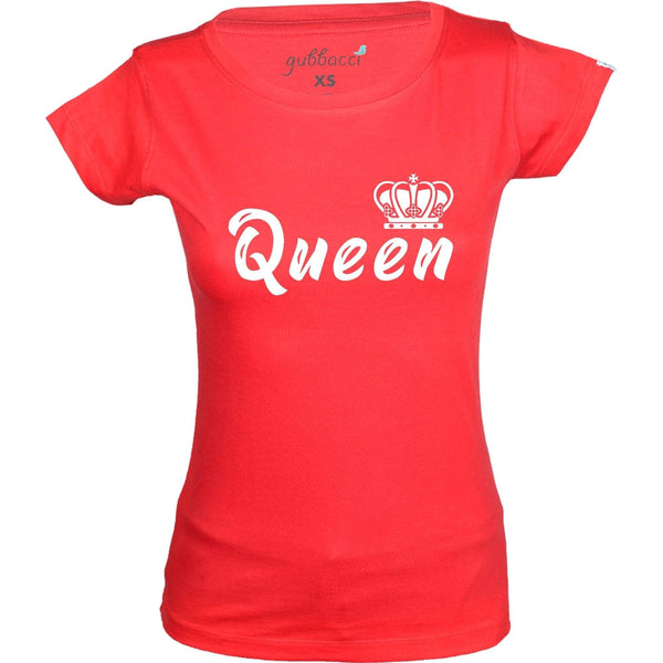 Gubbacci Apparel T-shirt XS Queen T-Shirt Design - Couple T-shirt Collection Buy Queen T-Shirt Design - Couple T-shirt Collection