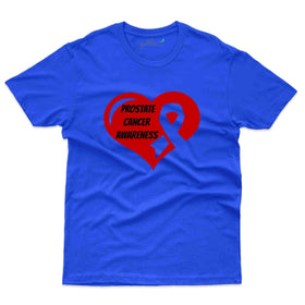 Red Heart T-Shirt - Prostate Cancer T-Shirt Collection