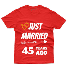 Just Married T-Shirt - 45th Anniversary Collection