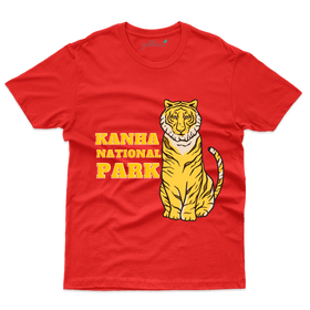 Red National park T-Shirt -Kanha National Park Collection