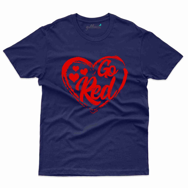 Red T-Shirt - Heart Collection - Gubbacci-India