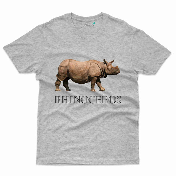 Rhinoceros T-Shirt - Kaziranga National Park Collection - Gubbacci-India