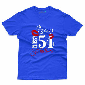 Sassy 54 T-Shirt - 54th Birthday Collection