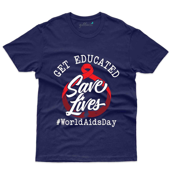 Save Lives T-Shirt - HIV AIDS Collection - Gubbacci