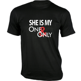 She is My One and Only T-Shirt - Couple Design
