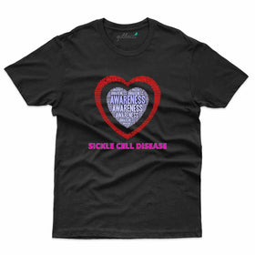 Sickle Cell Black T-Shirt- Sickle Cell Disease Collection