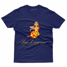 Sign Language T-Shirt -Bharatanatyam Collection