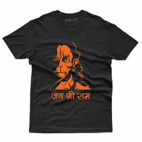Hanuman Print Jai Shree Ram Design T-Shirt - Shree Ram Collection