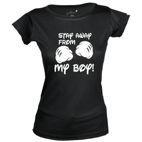Stay Away From My Boy T-Shirt - Couple Design