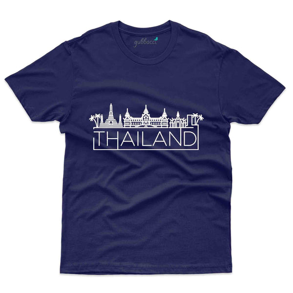 Thailand Skyline T-Shirt - Skyline Collection - Gubbacci-India