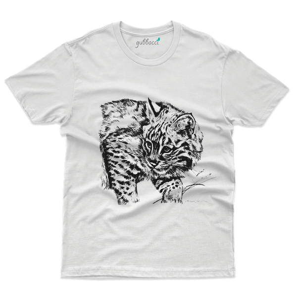 The Bobcat  T-Shirt - Wild Life Of India - Gubbacci-India
