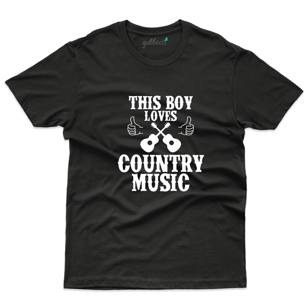 Gubbacci Apparel T-shirt XS This boy loves Country Music T-Shirt - Music Lovers Buy This boy loves Country Music T-Shirt - Music Lovers