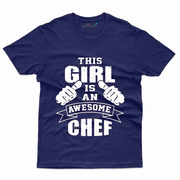 This Girl Awesome 3 T-Shirt - Cooking Lovers Collection - Gubbacci-India
