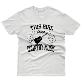 This Girl loves Country Music T-Shirt - Music Lovers