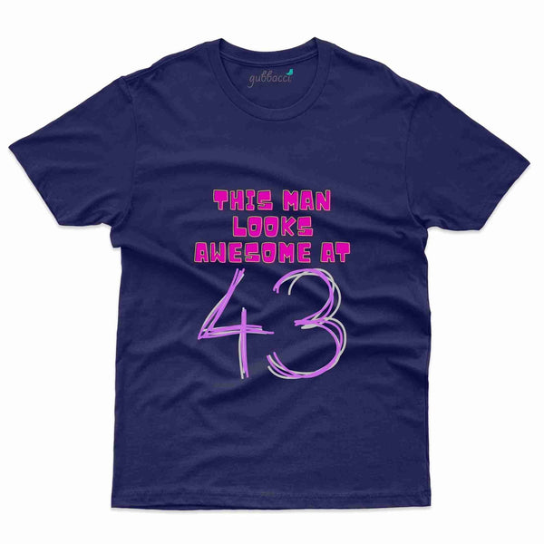 This Man 43 T-Shirt - 43rd  Birthday Collection - Gubbacci-India