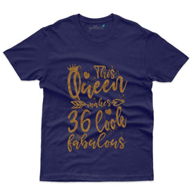 Best Queen 36 T-Shirt - 36th Birthday T-Shirt Collection