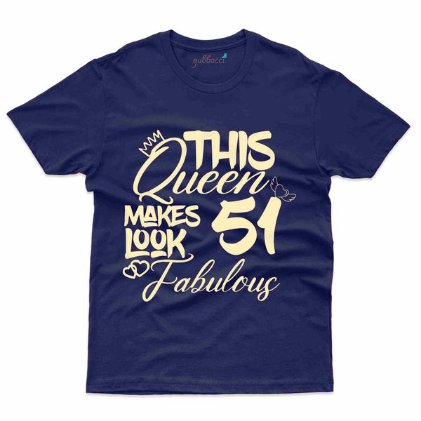 This Queen 51 2 T-Shirt - 51st Birthday Collection - Gubbacci-India