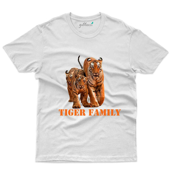 Tiger Family T-Shirt - Jim Corbett National Park Collection - Gubbacci-India