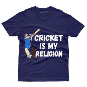 Unisex Cricket is my Religion T-Shirt - Sports T-Shirt Collection