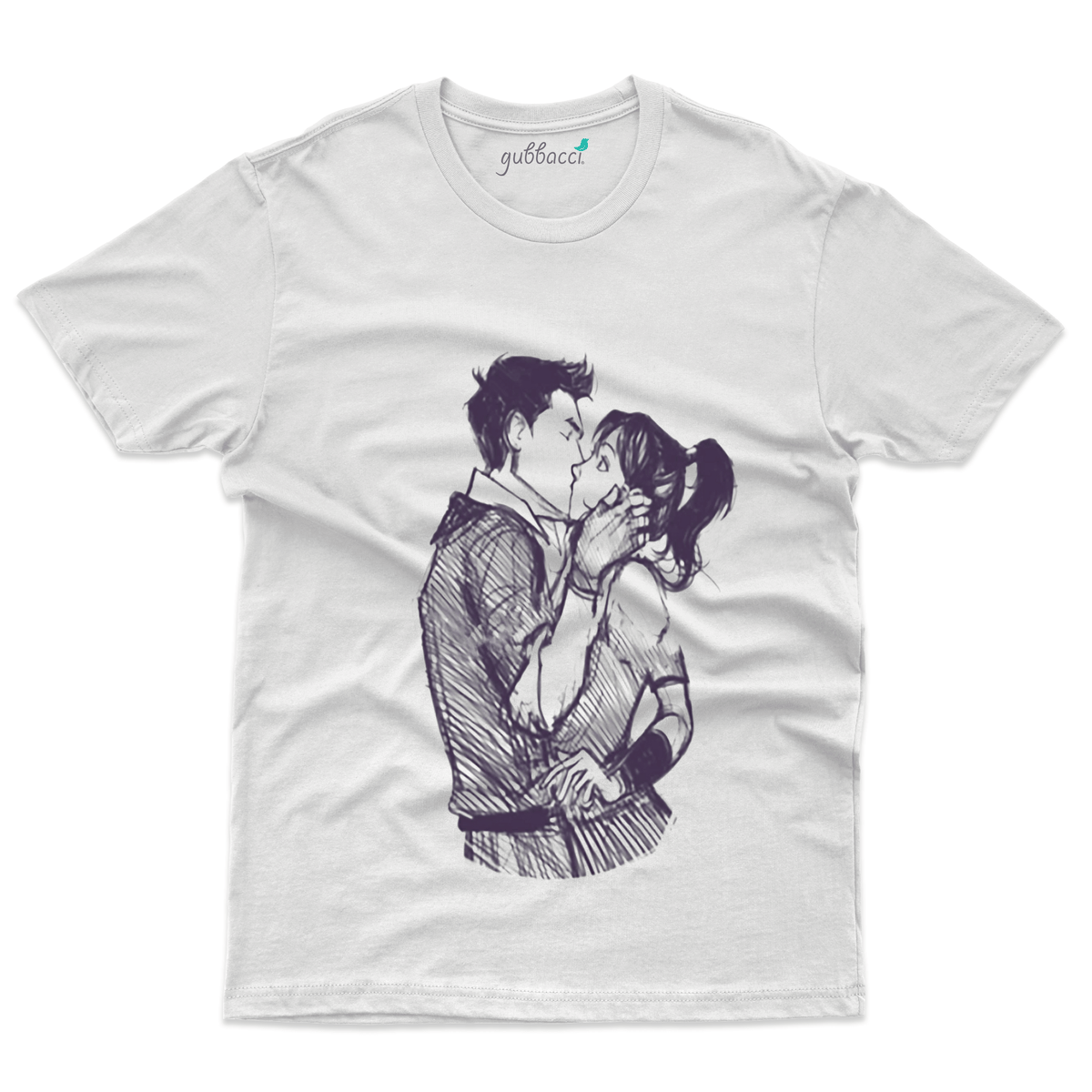 t-shirt-unisex-kiss-design-on-