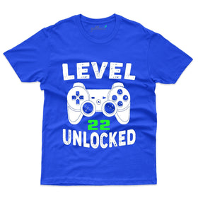Unisex Level 22 Unlocked T-Shirt - 22nd Birthday Collection