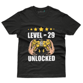 Unisex Level Unlocked 29 T-Shirts - 29 Birthday Collection